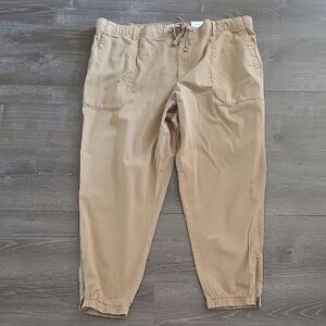 Sonoma Tan Joggers Relaxed Fit Size 2x
